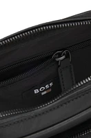 Crossbody bag with monogram pattern