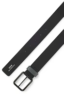 Porsche x BOSS belt Italian leather with patterned keeper
