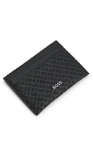 Card holder with monogram structure