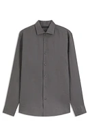 BECKHAM x BOSS regular-fit-shirt linen