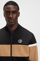 The Open jersey jacket with color-blocking