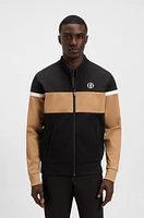 The Open jersey jacket with color-blocking