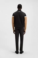 The Open jersey jacket with color-blocking