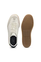 BECKHAM x BOSS leather trainers with suede trims