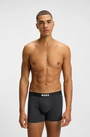 Three-pack of boxer briefs stretch cotton