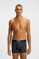 Three-pack of boxer briefs stretch cotton