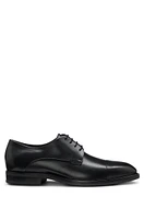 Leather Derby shoes with cap toe