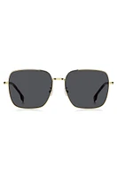 Gold-tone sunglasses with signature hardware