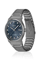 Blue-dial watch with Japanese automatic movement