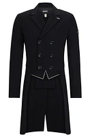 Equestrian tailcoat super-stretch material