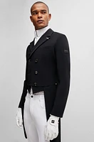 Equestrian tailcoat super-stretch material