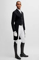 Equestrian tailcoat super-stretch material
