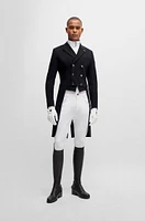 Equestrian tailcoat super-stretch material