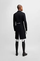 Equestrian tailcoat super-stretch material