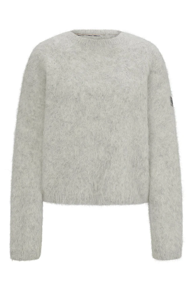 Equestrian voluminous sweater an alpaca blend