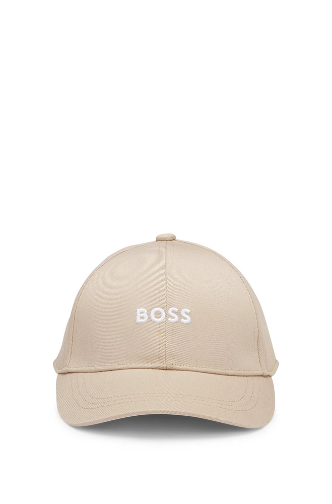 Kids' twill cap with embroidered logo