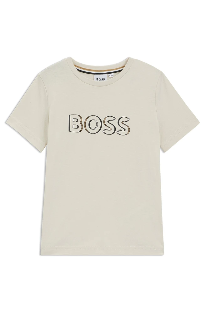 Slim-fit T-shirt cotton with collection print