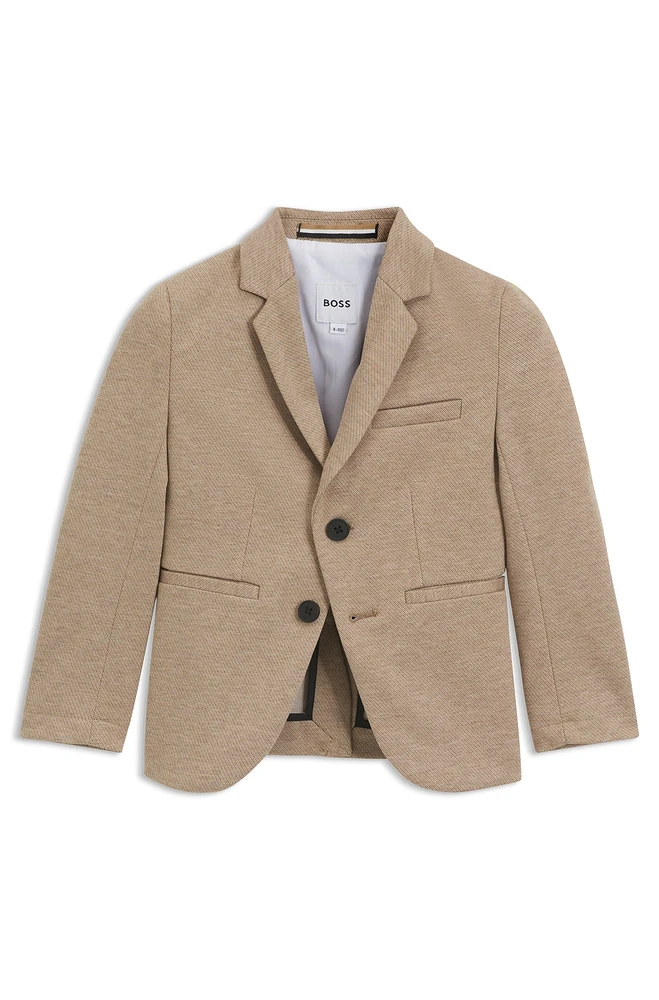 Kids' suit jacket stretch fabric