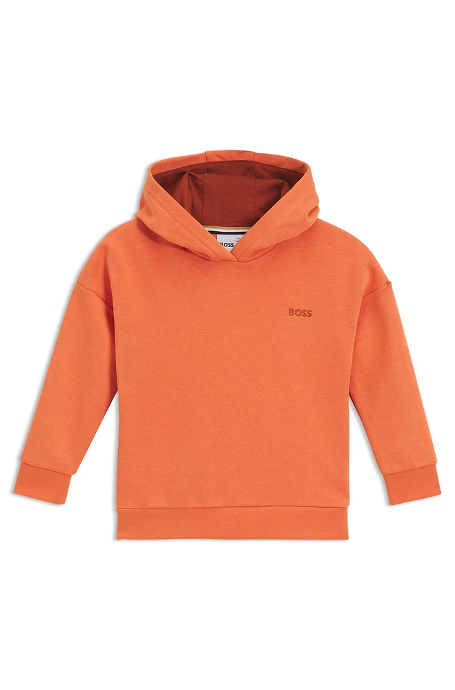 Kids' loose-fit hoodie with rear artwork