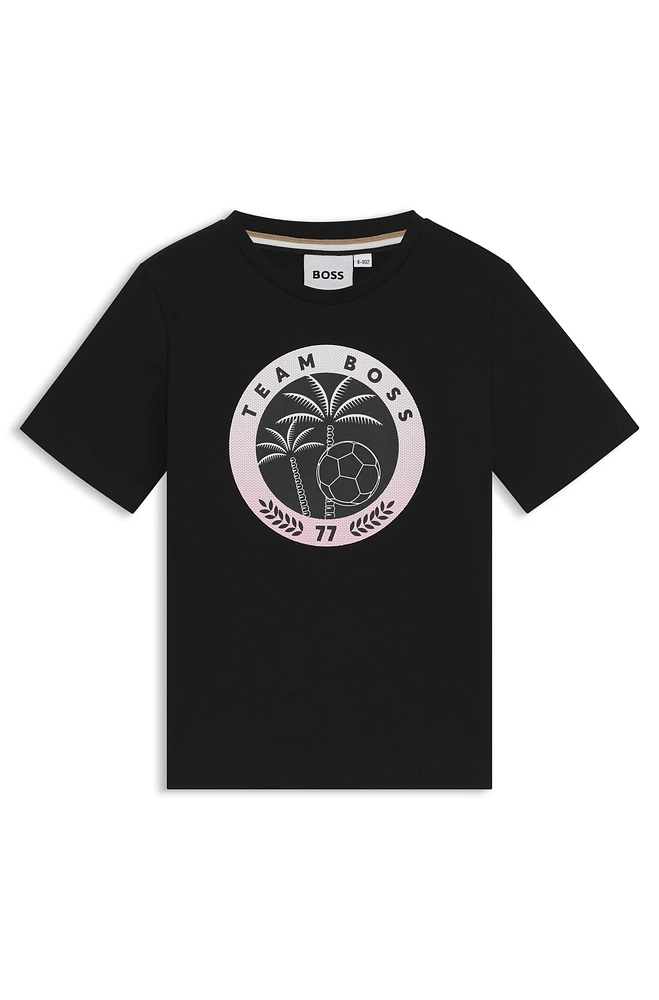 Kids' T-shirt cotton with creative artwork
