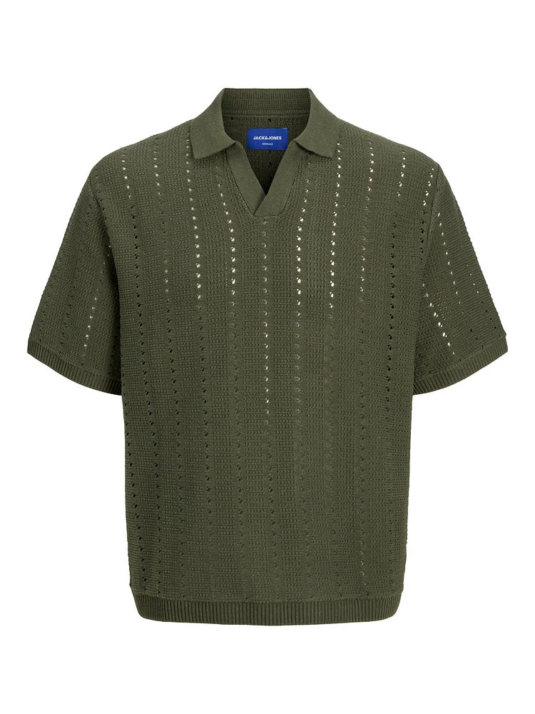 Loose Fit Knitted Polo | Jack & Jones