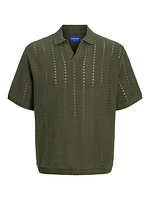 Loose Fit Knitted Polo | Jack & Jones