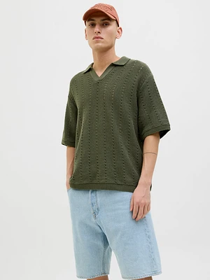 Loose Fit Knitted Polo | Jack & Jones