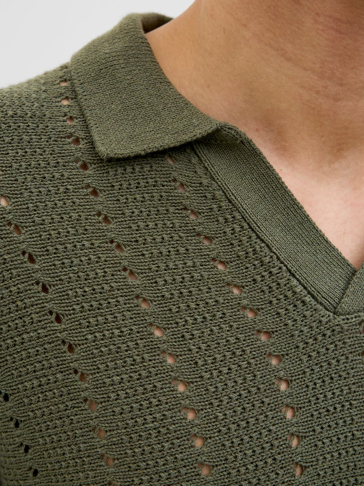 Loose Fit Knitted Polo | Jack & Jones