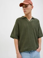 Loose Fit Knitted Polo | Jack & Jones