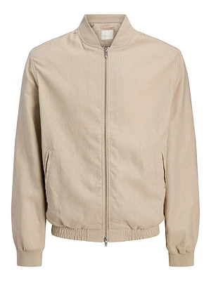 Linen-Blend Bomber Jacket | Jack & Jones®