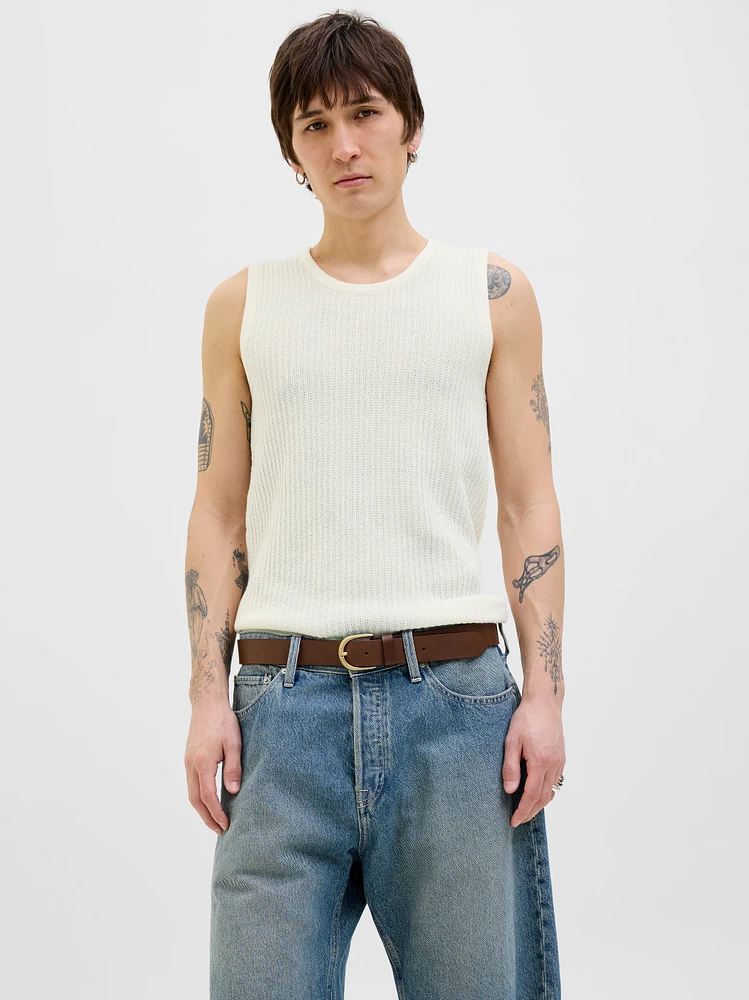 Relaxed Fit Knitted Tank top | Jack & Jones