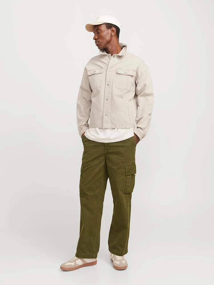 Wide Leg Fit Cargo Pants | Jack & Jones