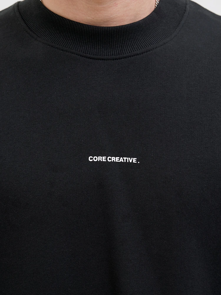 Loose Fit Short-Sleeve Sweatshirt | Jack & Jones