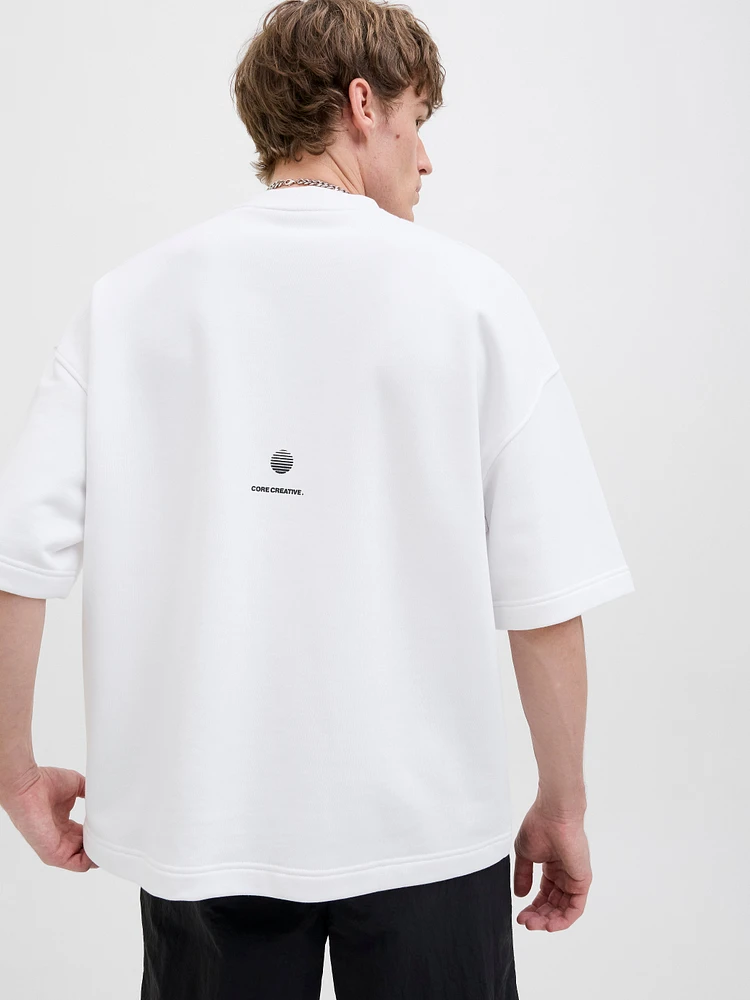 Loose Fit Short-Sleeve Sweatshirt | Jack & Jones