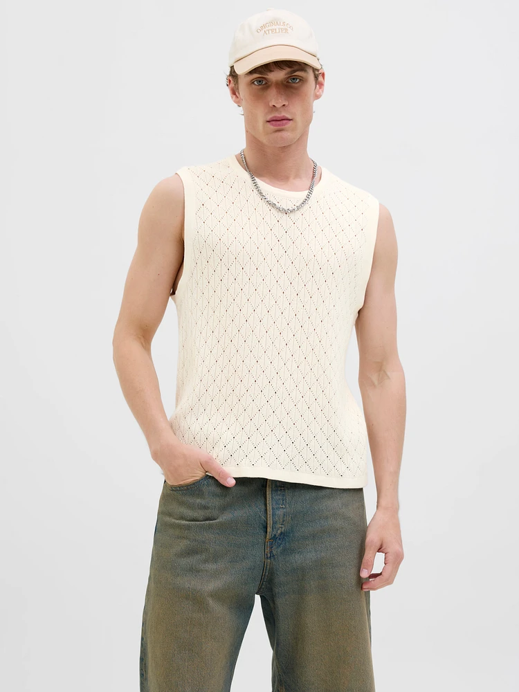 Standard Fit Knitted Tank Top | Jack & Jones