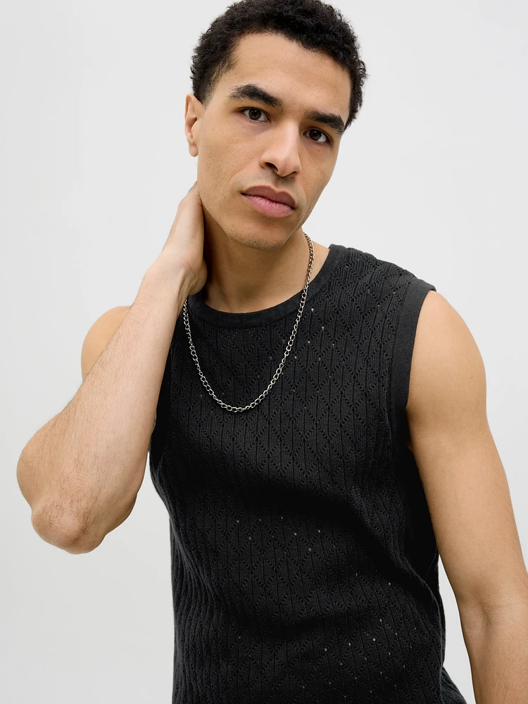Standard Fit Knitted Tank Top | Jack & Jones