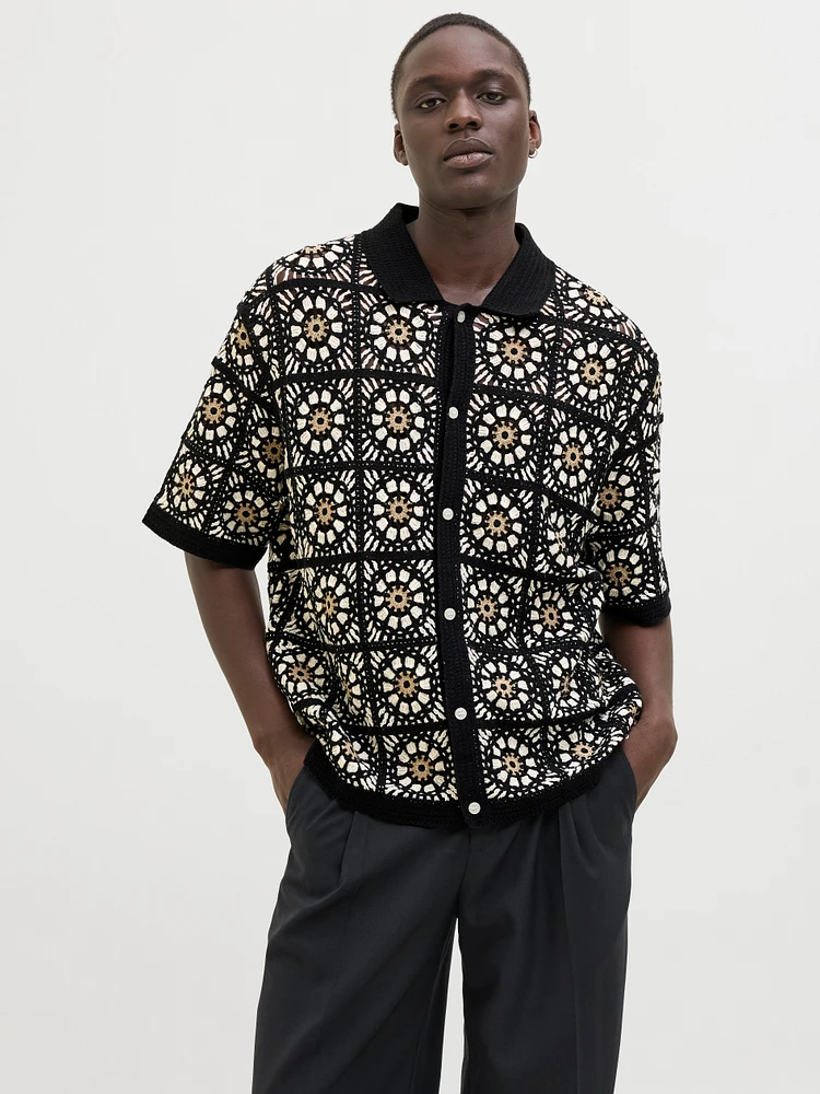 Loose Fit Knitted Shirt | Jack & Jones