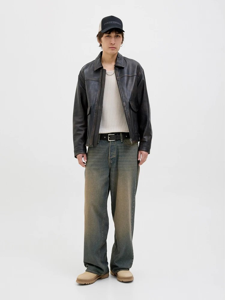 Dave 083 Wide Leg Fit Jeans | Jack & Jones®