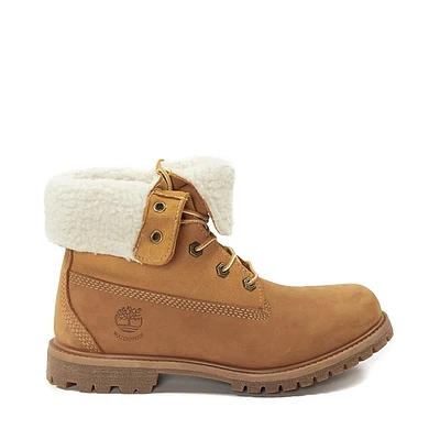 Womens Timberland Fleece Roll Down Boot - Tan
