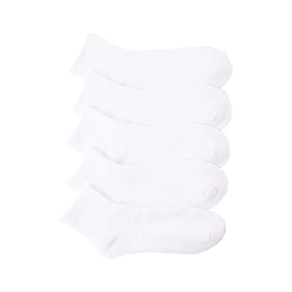 Mens Quarter Socks - White