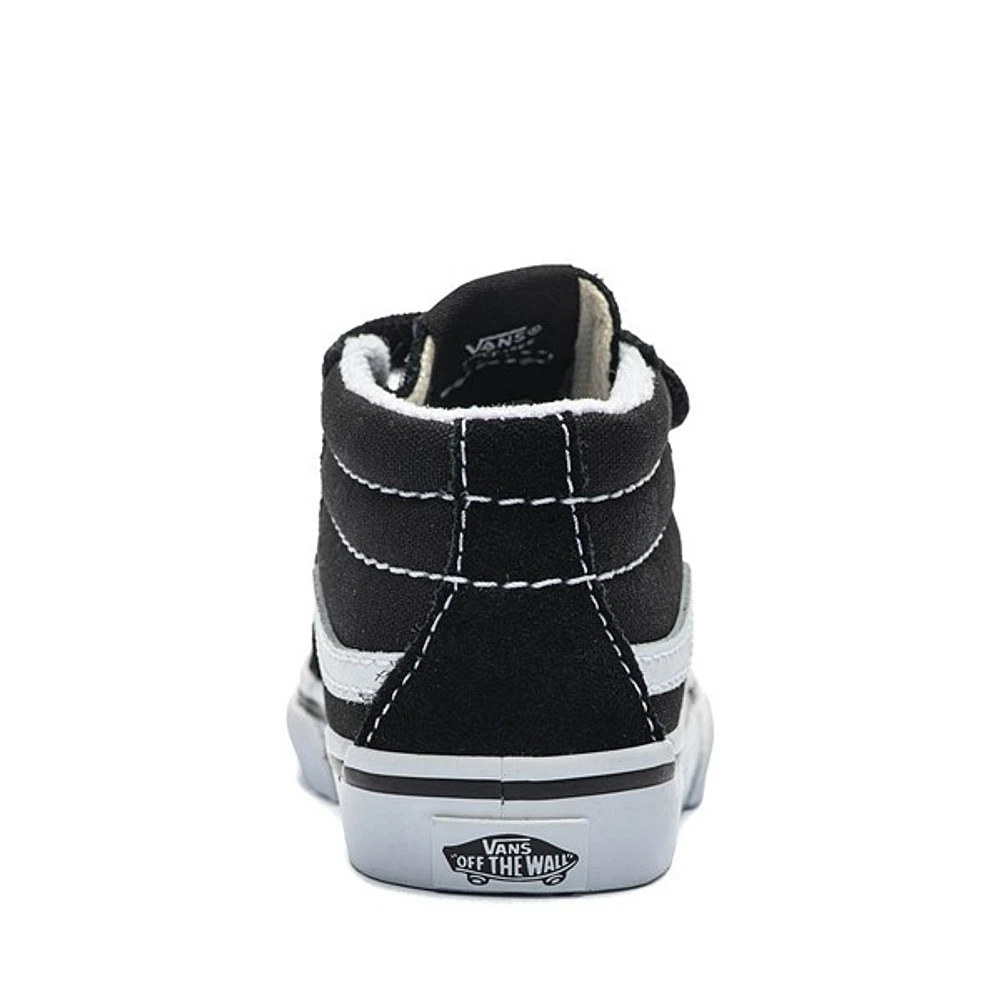 Chaussure de skate Sk8-Mid V - Bébés / Tout-petits Noire Blanche