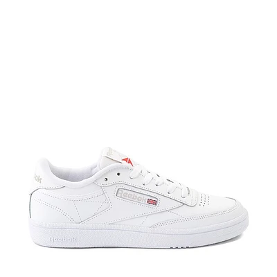 Womens Reebok Club C 85 Athletic Shoe - White / Light Grey