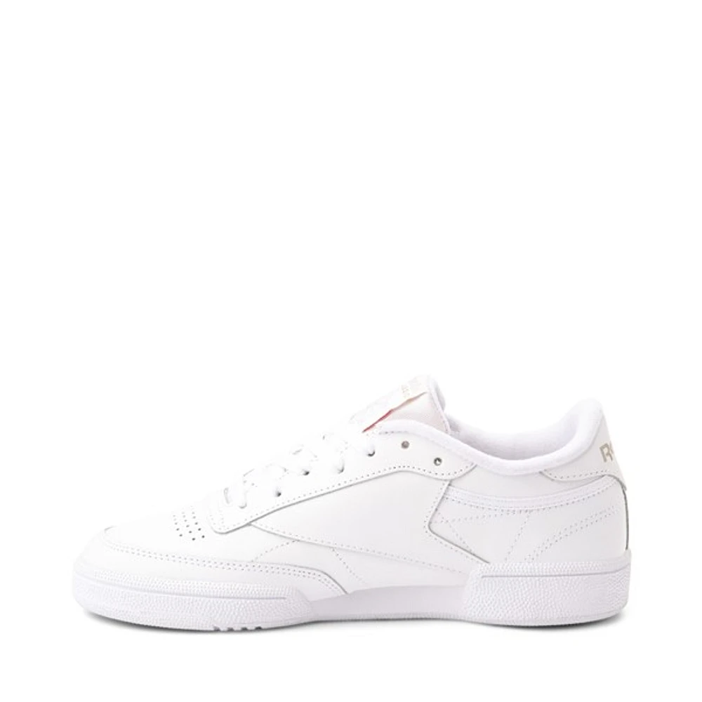 Womens Reebok Club C 85 Athletic Shoe - White / Light Grey