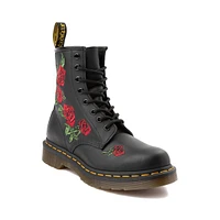 Botte Dr. Martens 1460 Vonda Roses pour femmes - Noire