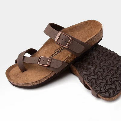 Birkenstock Mayari Slide Sandal - Little Kid Mocha