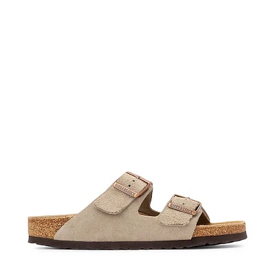 Womens Birkenstock Arizona Soft Footbed Slide Sandal - Stone