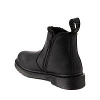 Dr. Martens 2976 Faux Fur-Lined Chelsea Boot - Little Kid / Big Black