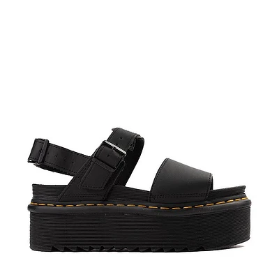 Womens Dr. Martens Voss Quad Platform Sandal - Black