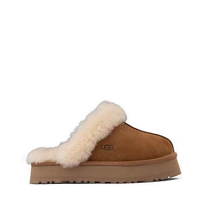 Womens UGG® Disquette Platform Clog - Chestnut