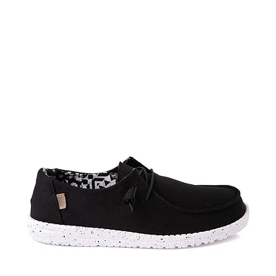 Womens HEYDUDE Wendy Slip On Casual Shoe - Black / Odyssey